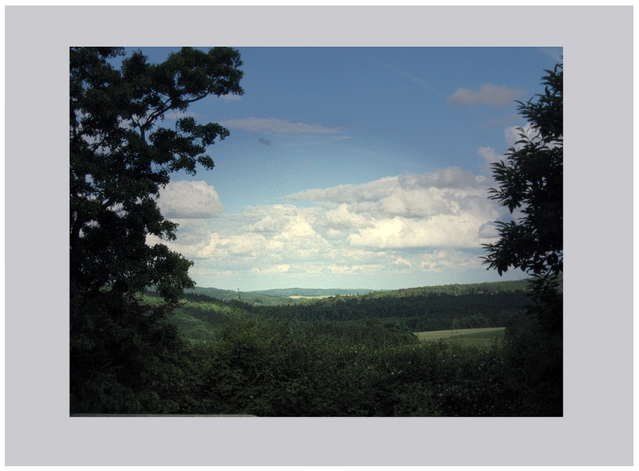 Wolken am Abendhimmel