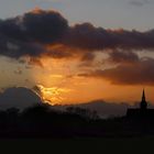 Wolken am Abendhimmel