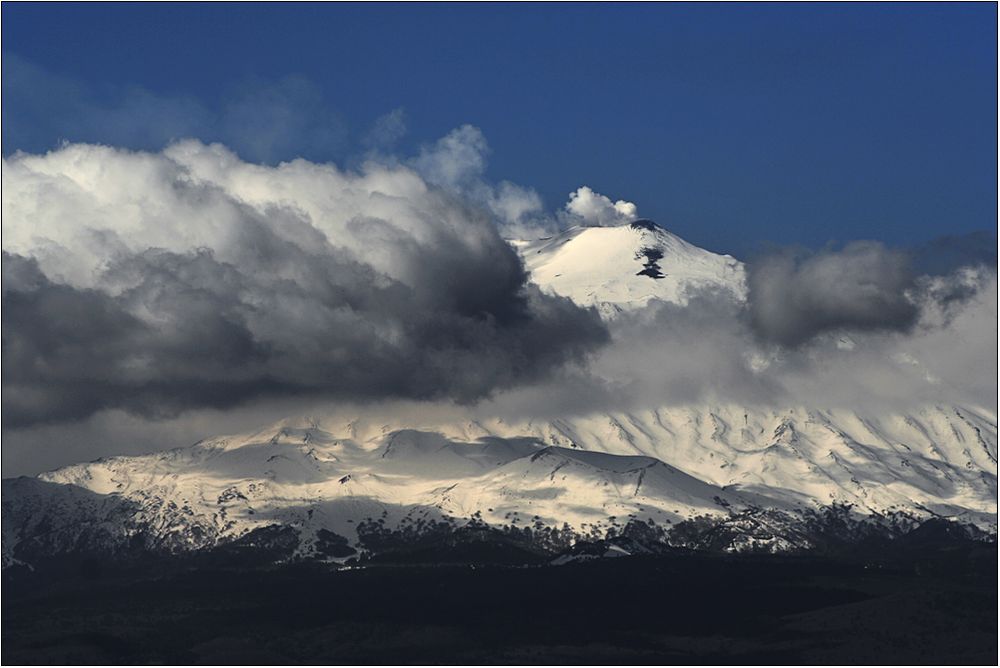 Wolken am Ätna