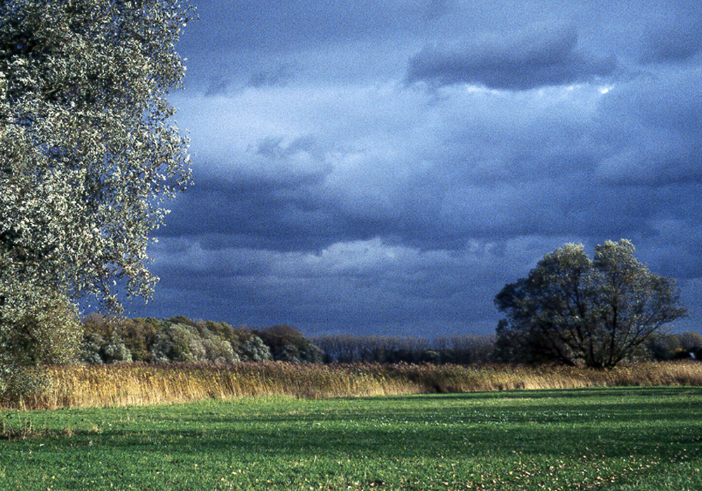 Wolken am Biedensand