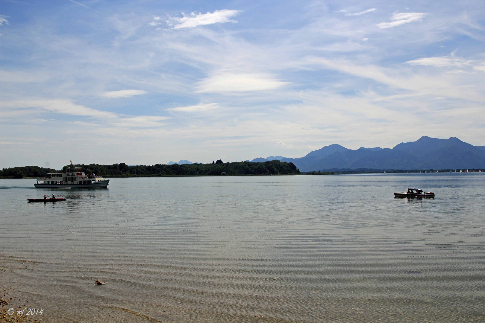 Wolken am Chiemsee