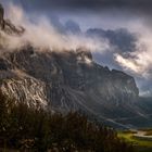 Wolken am Grödner Joch