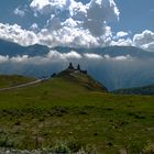 Wolken am Großen Kaukasus