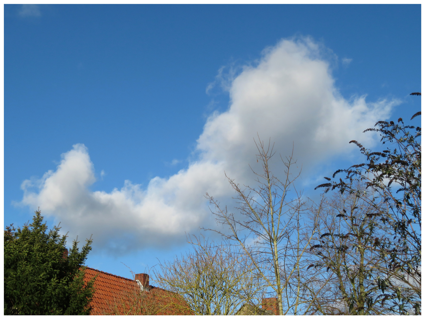 Wolken am Himmel ...