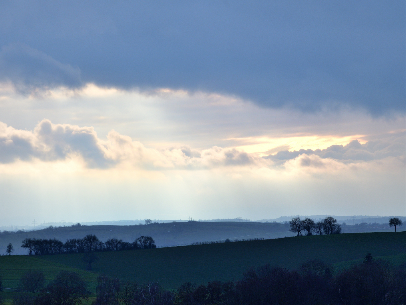 Wolken am Himmel, crowdy sky, cielo nublado