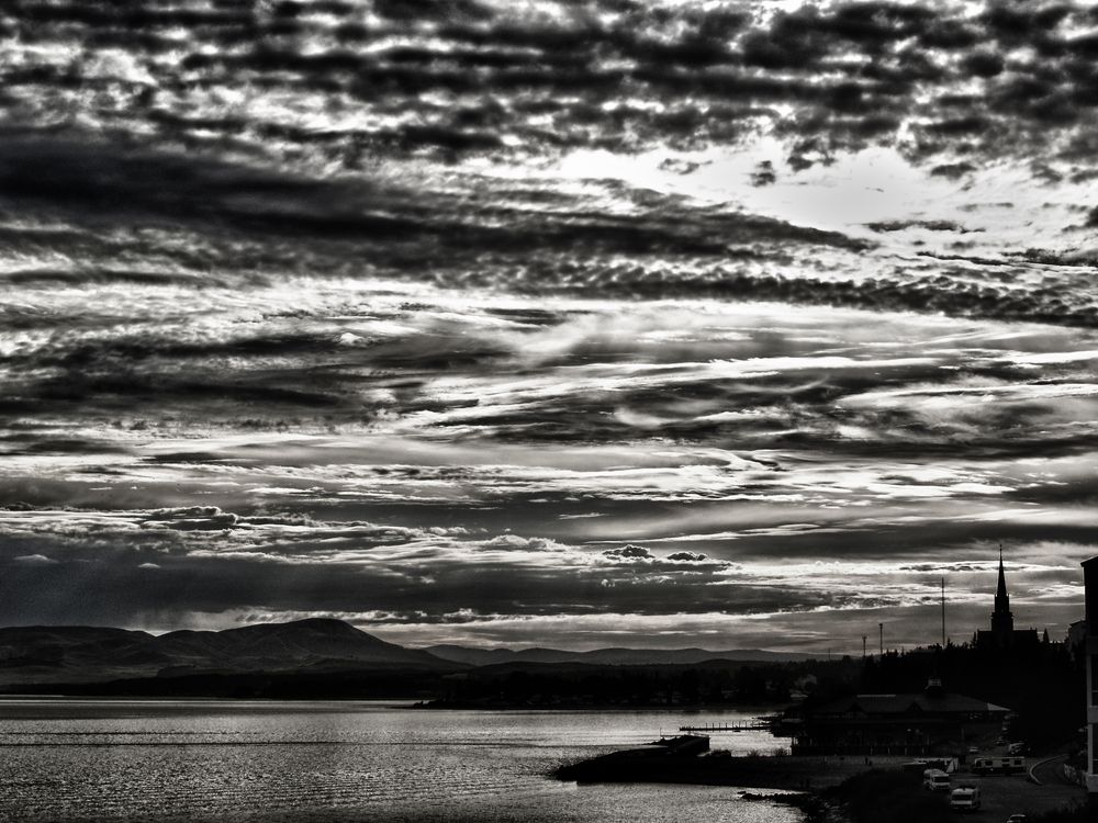 wolken am himmel in patagonien ...