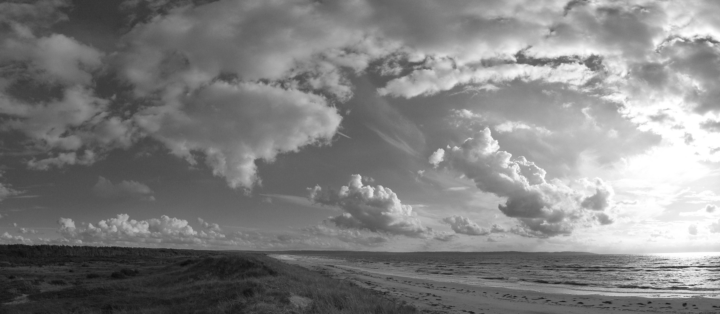 Wolken am Kattegat -Panorama-