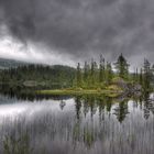 Wolken am Kvernvatn