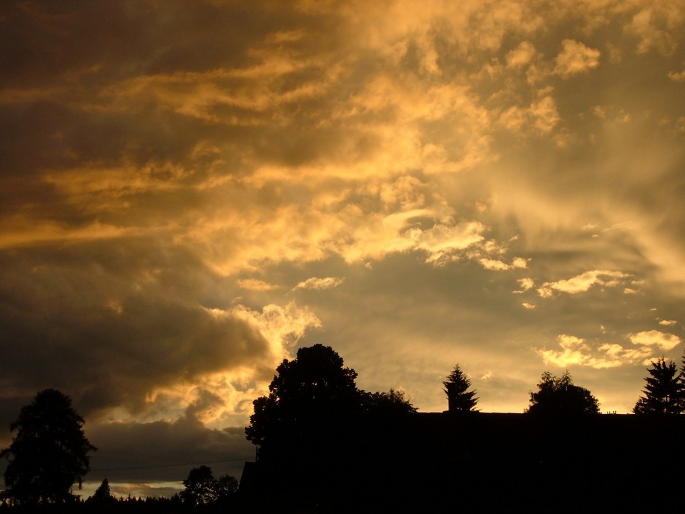 Wolken am Lipno