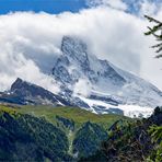 Wolken am Matterhorn