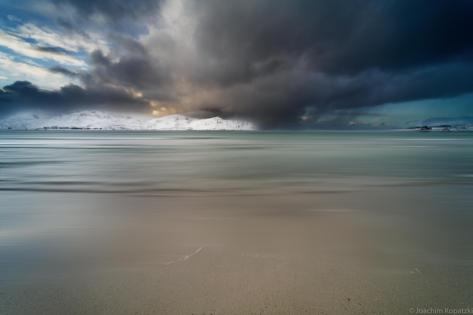 Wolken am Meer 