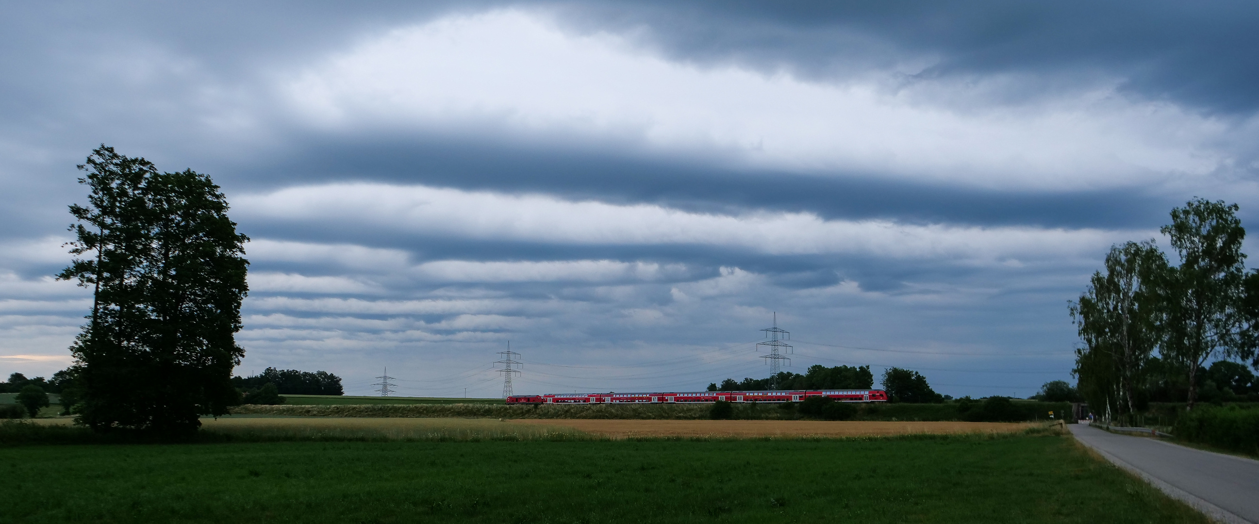 Wolken am Morgen ...