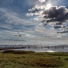 Wolken am Rysumer Nacken in Ostfriesland