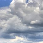 wolken am stadtrand