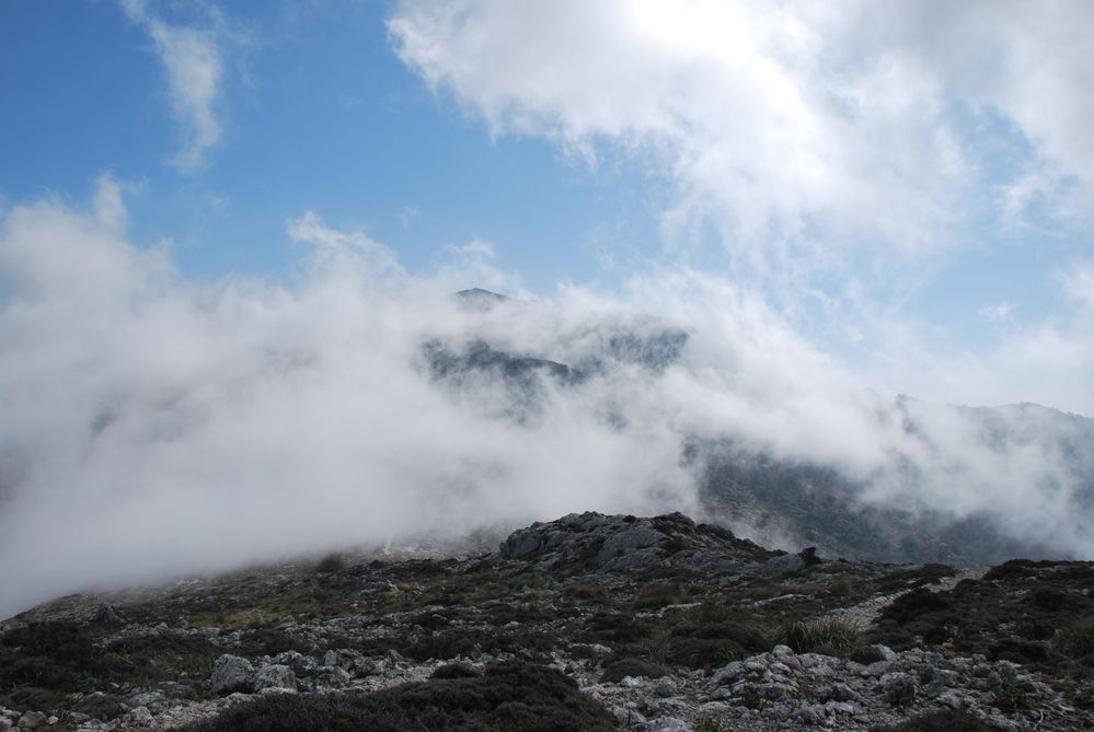 Wolken am Teix