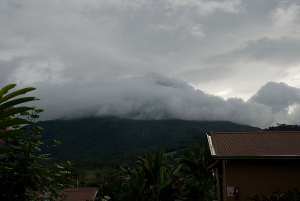 Wolken am Vulkan