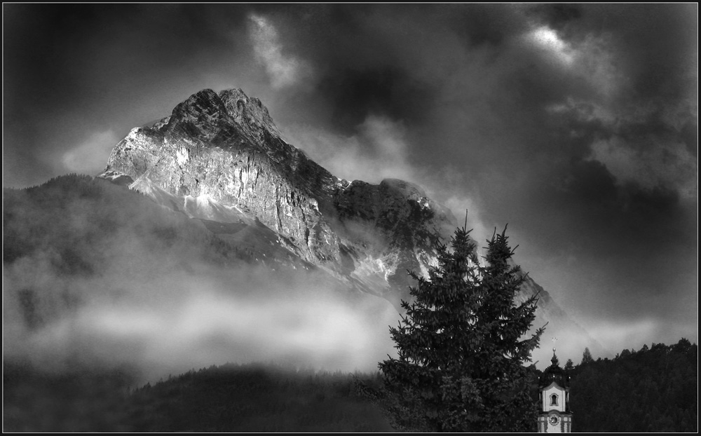 wolken am wetterstein