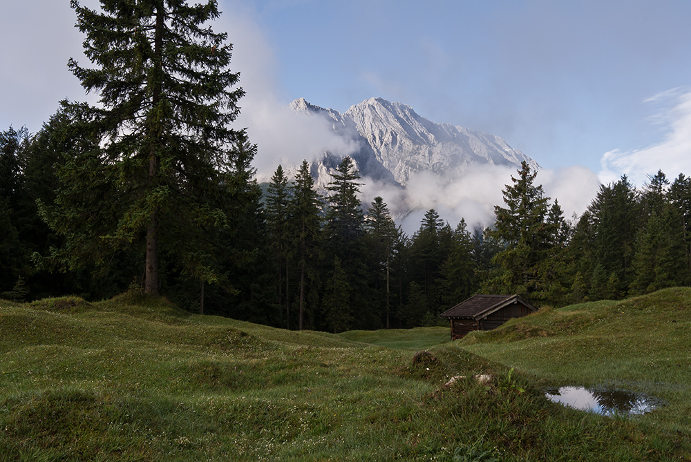 Wolken am Wetterstein