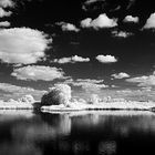 Wolken an der Elbe/ Tangermünde