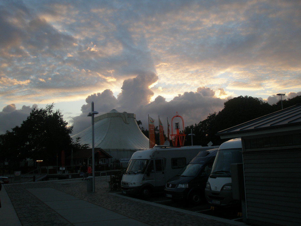 Wolken an einem Sommerabend