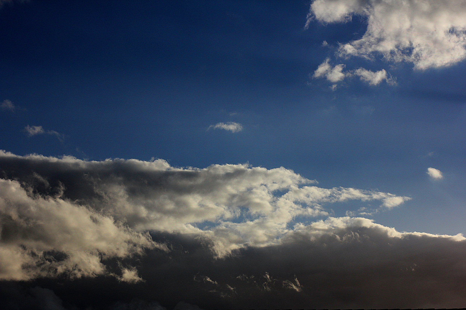 Wolken, an manchen Tagen sehr beeindruckend ...