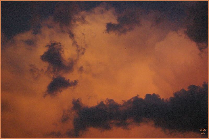 Wolken-Aquarell IV