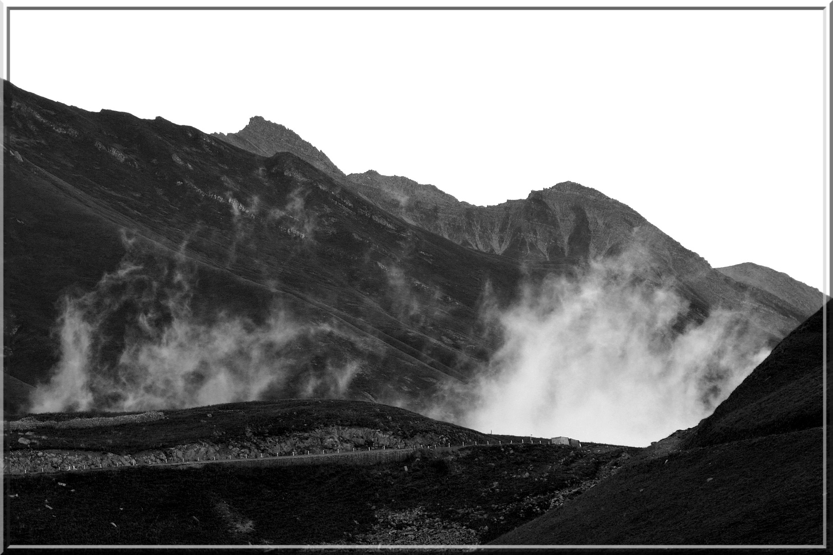 Wolken auf dem Kreuzpass