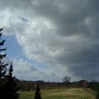 Wolken auf dem Lande