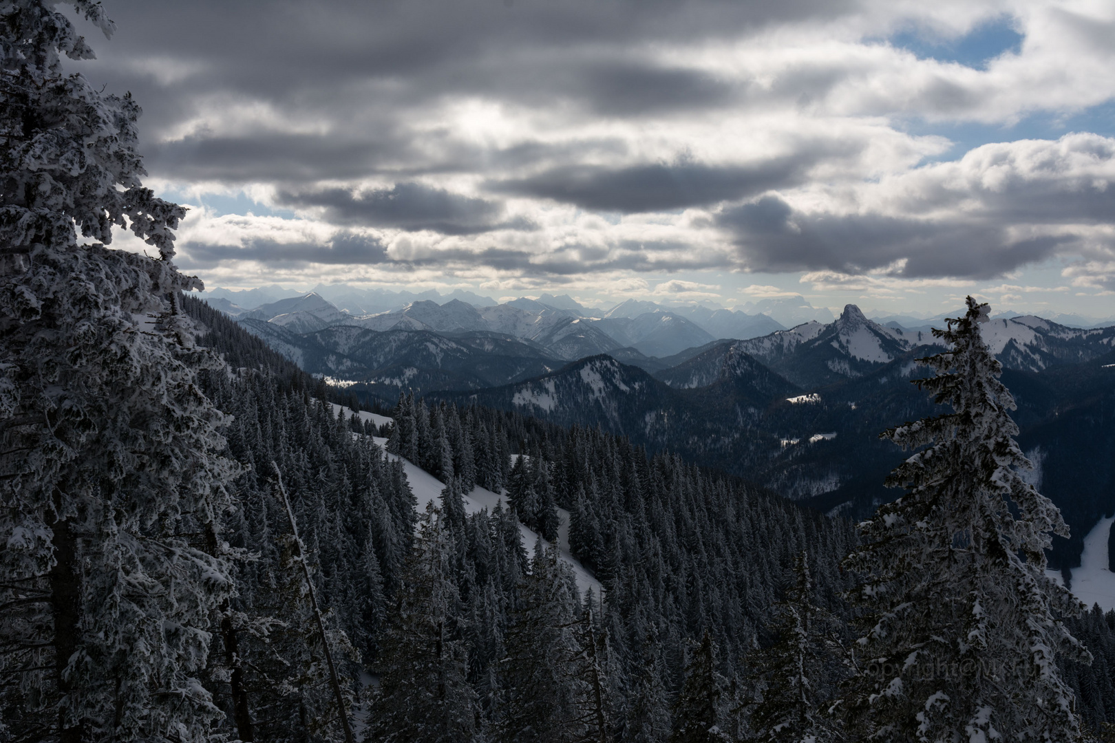 Wolken auf dem Wallberg