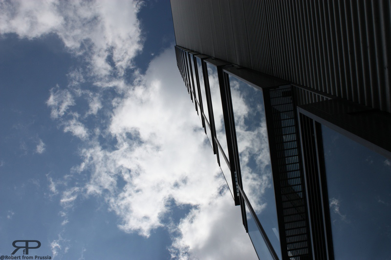 Wolken auf Glas