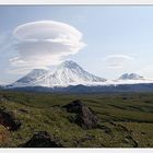 Wolken auf Vulkanen