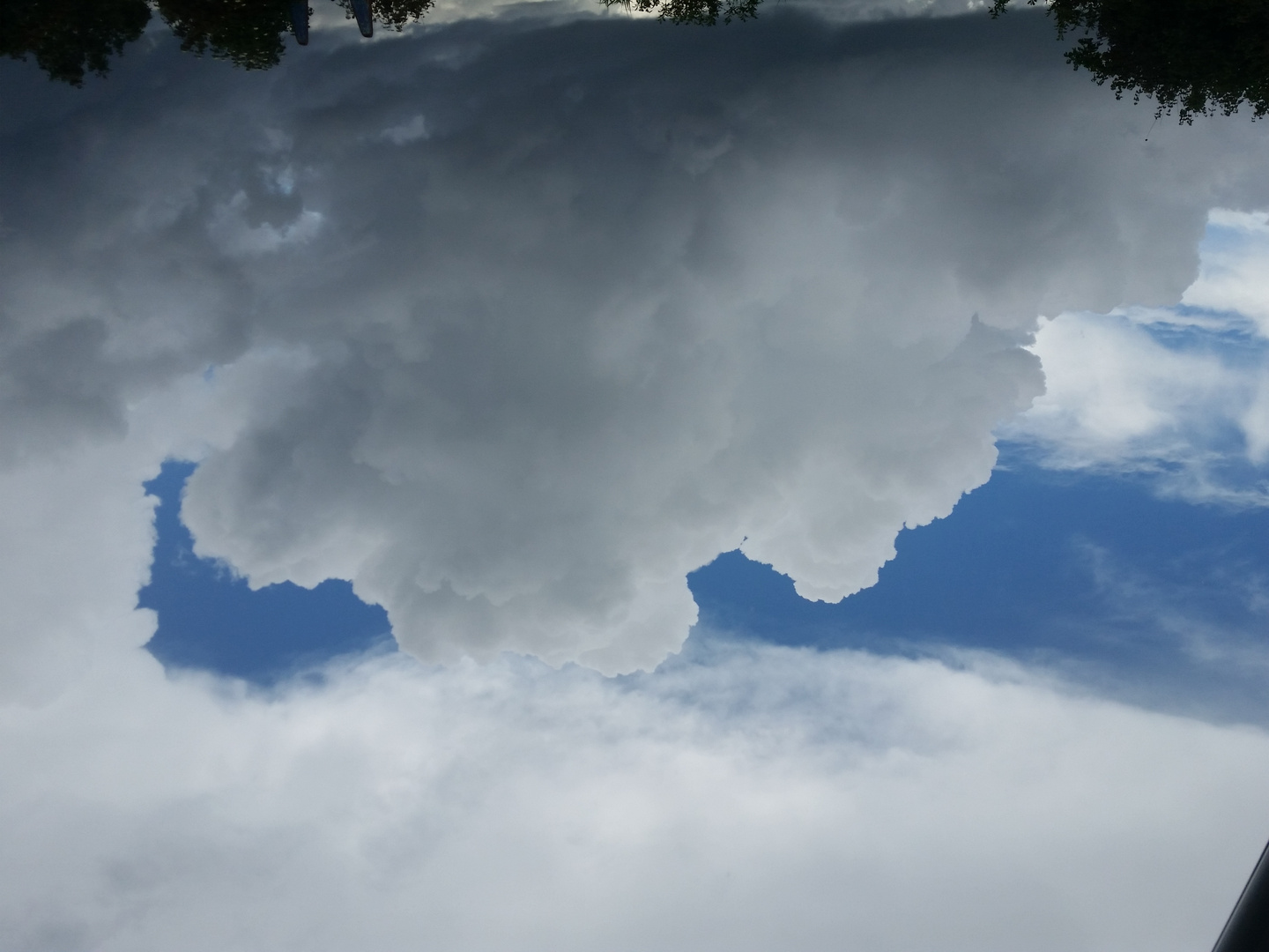 Wolken August 2018 über der Nordsee