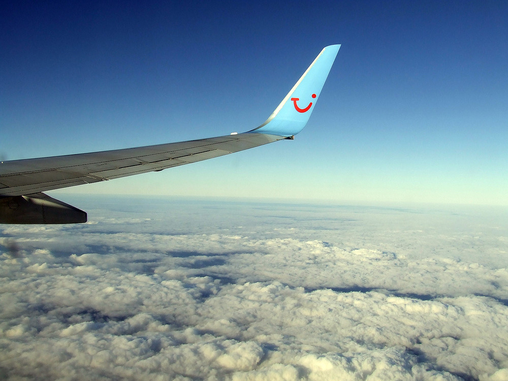Wolken aus 10km Höhe auf dem Flug nach Gran Canaria #2