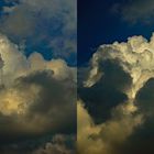 Wolken aus fahrendem Zug (3D-X-View)