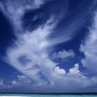 Wolken bei Helengeli, Malediven 03-1993