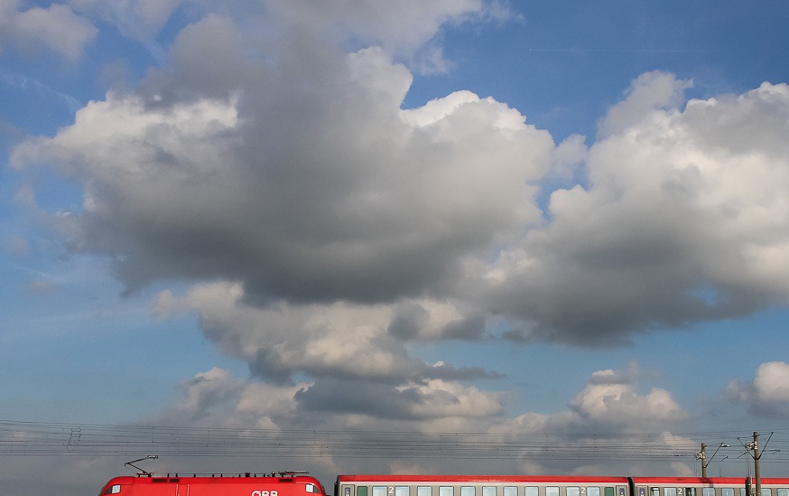 Wolken bei Kissing - Referenzbild