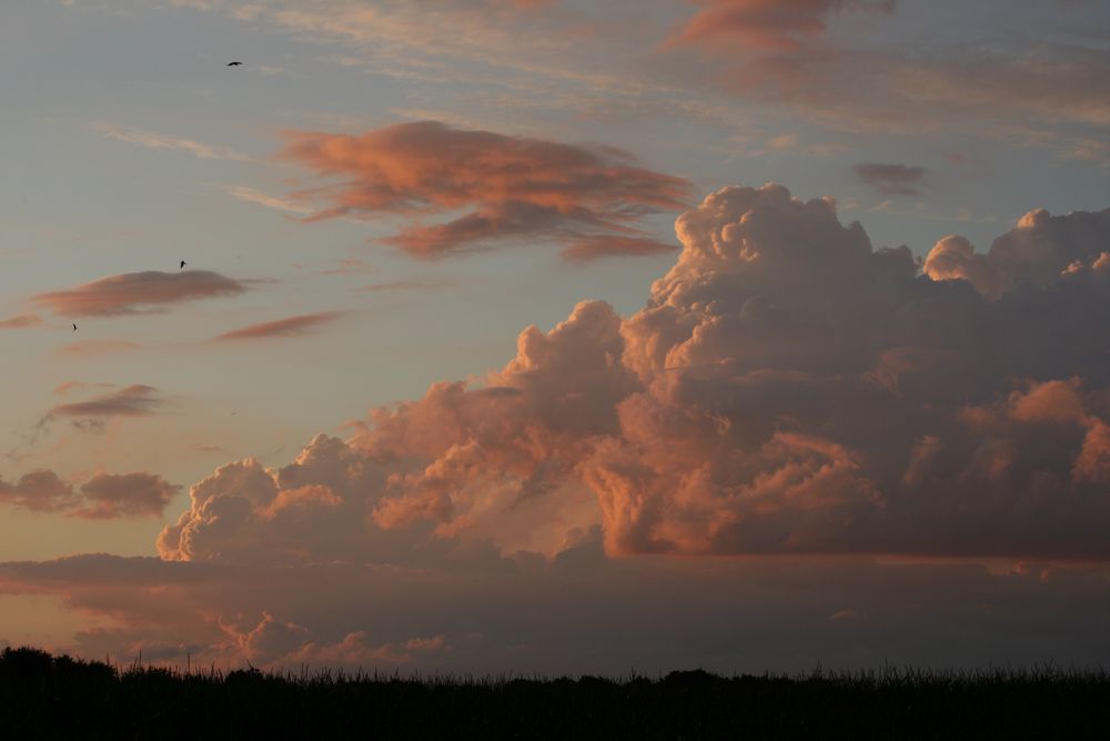 Wolken bei Sonnenuntergang von Otti I.