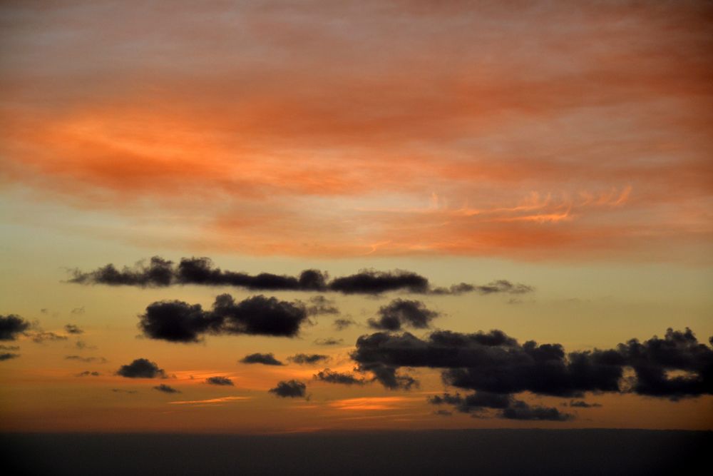 Wolken bei Sonnenuntergang 2