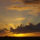 Wolken beim Sonnenuntergang