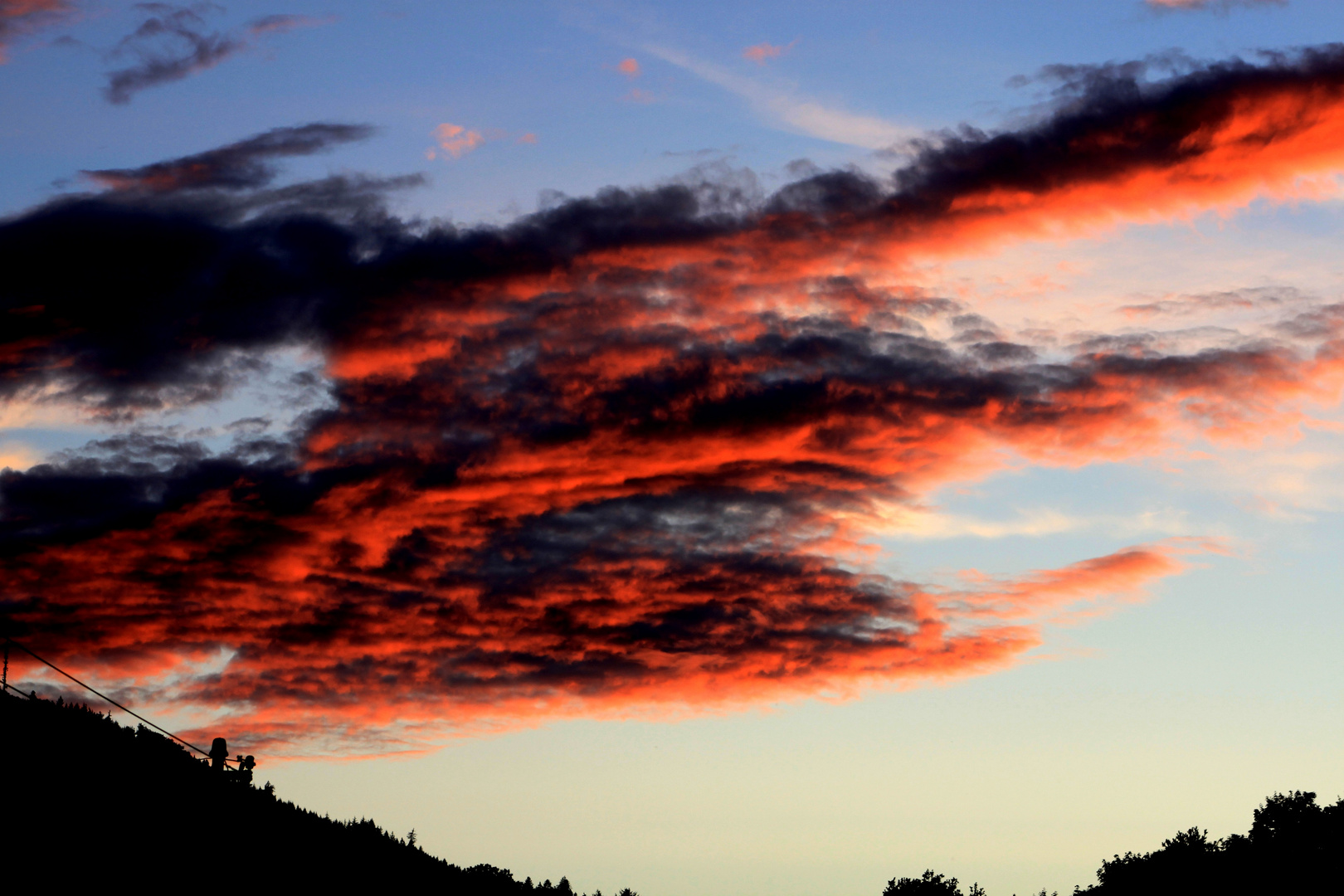 Wolken Berg Zauber