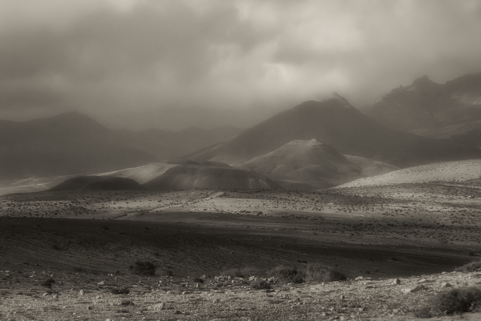 Wolken Berge