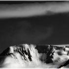 Wolken, Berge und Gletscher ...