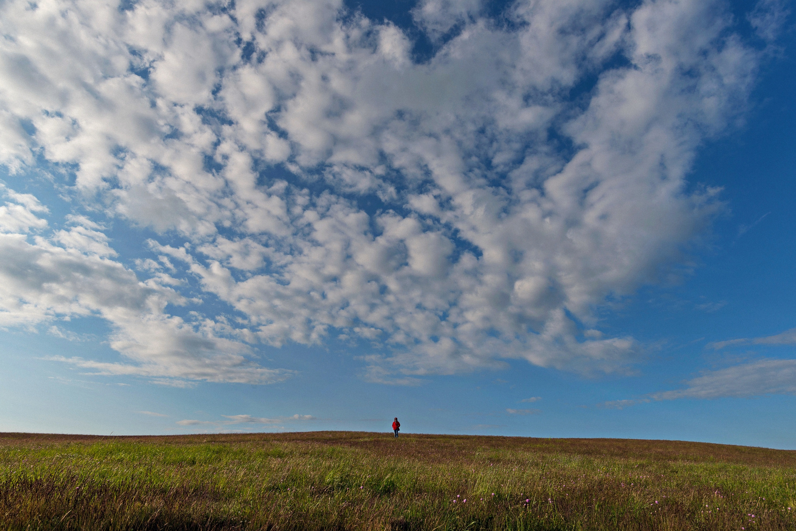 Wolken bestaunen