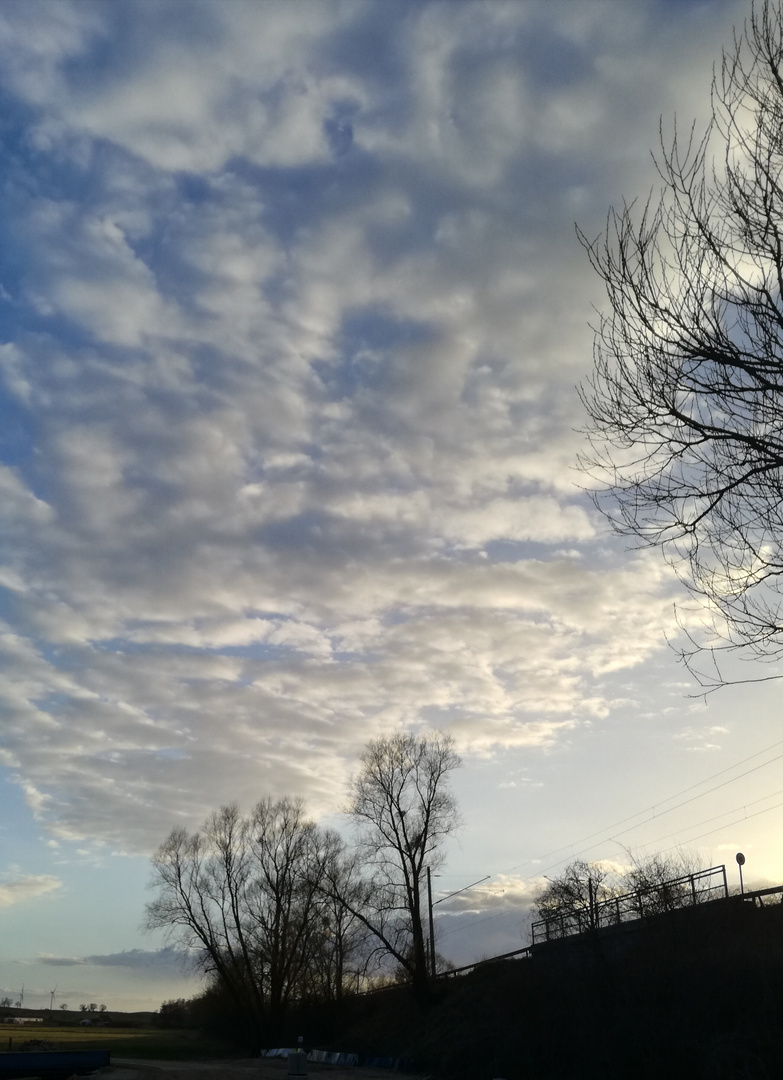 Wolken bis zum Erdboden, könnte man meinen.