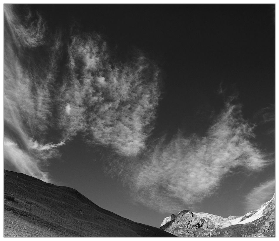 Wolken. Chiappera, Italien August 2011