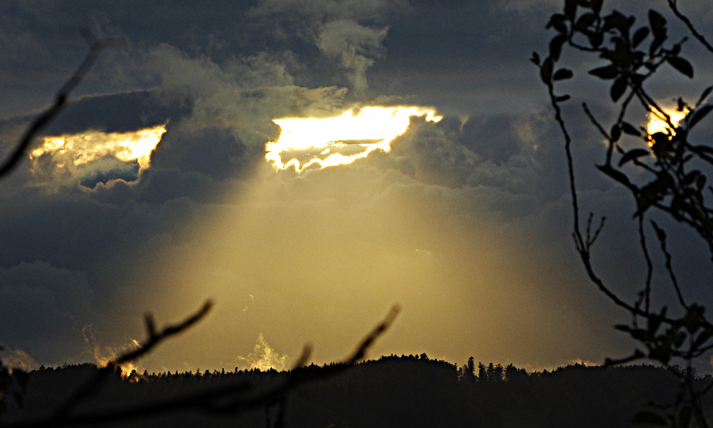 Wolken: das Original zum Schwarz-Weiß