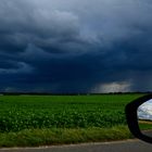 Wolken drohend und heiter