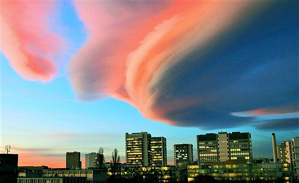 Wolken-Farbenspiel