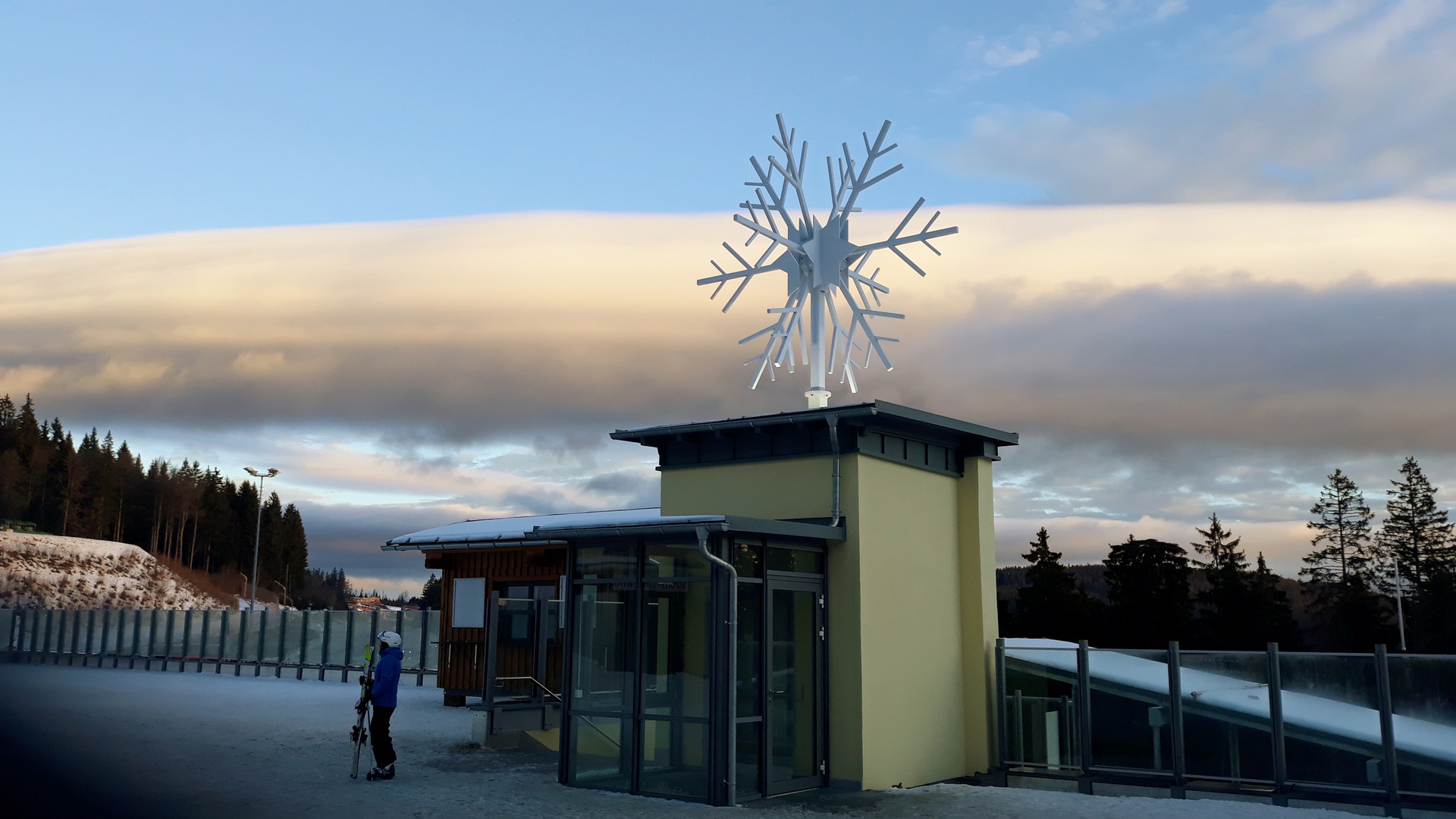 Wolken Formation an der Arber Talstation