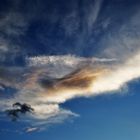 Wolken-Gemälde am Abend